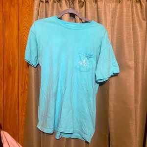 Light blue lily grace anchor tee shirt